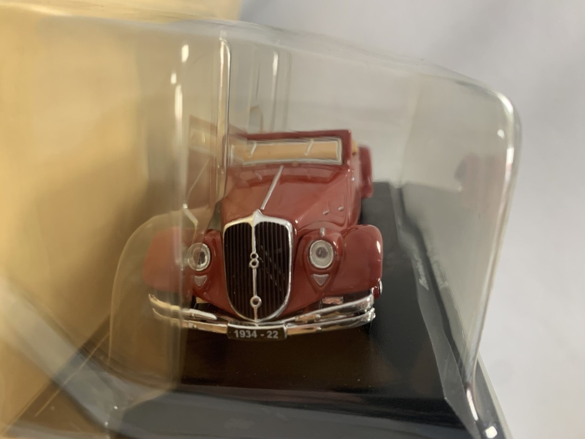 Citroën Traction Avant Type 22 Cabriolet 1934 - 1/43 STL - Rouge - Occasion Boîte