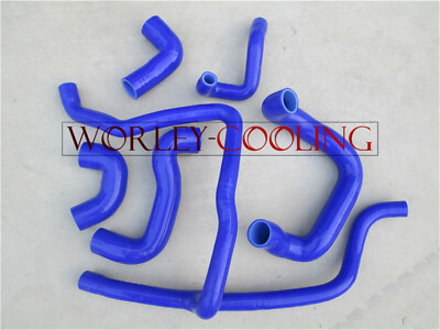 FOR BMW E30 M20 320i/325i 1989 1990 1991 1992 Coolant Silicone Hose BLUE NO A/C