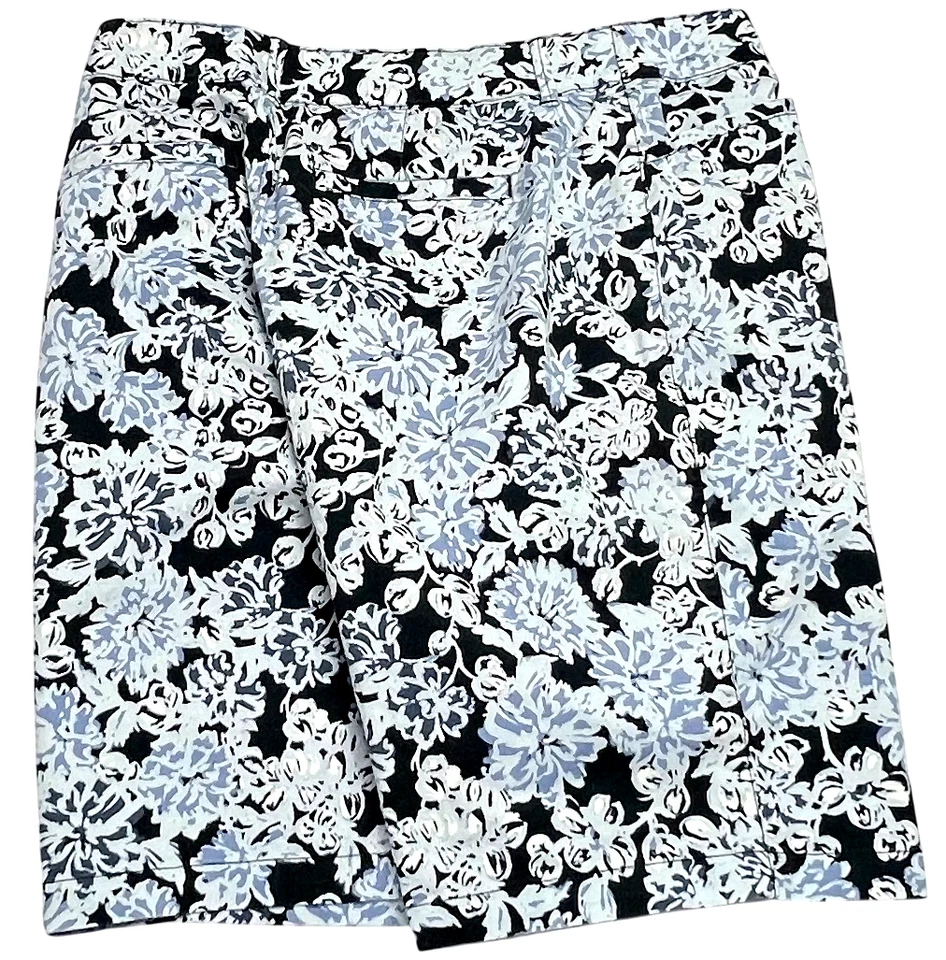 Croft & Barrow шорты женщин (12) цветочный классический крой Chino эластичной саржи 31 «X 9,5» - Изображение 3 из 4