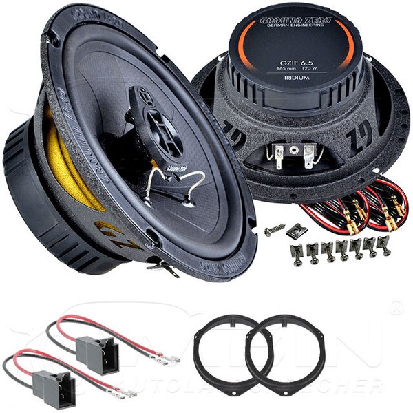 Ground Zero Lautsprecher FüR Opel Corsa C 2000-2006 Front Vorn 2-Wege 120W #Aexr-image