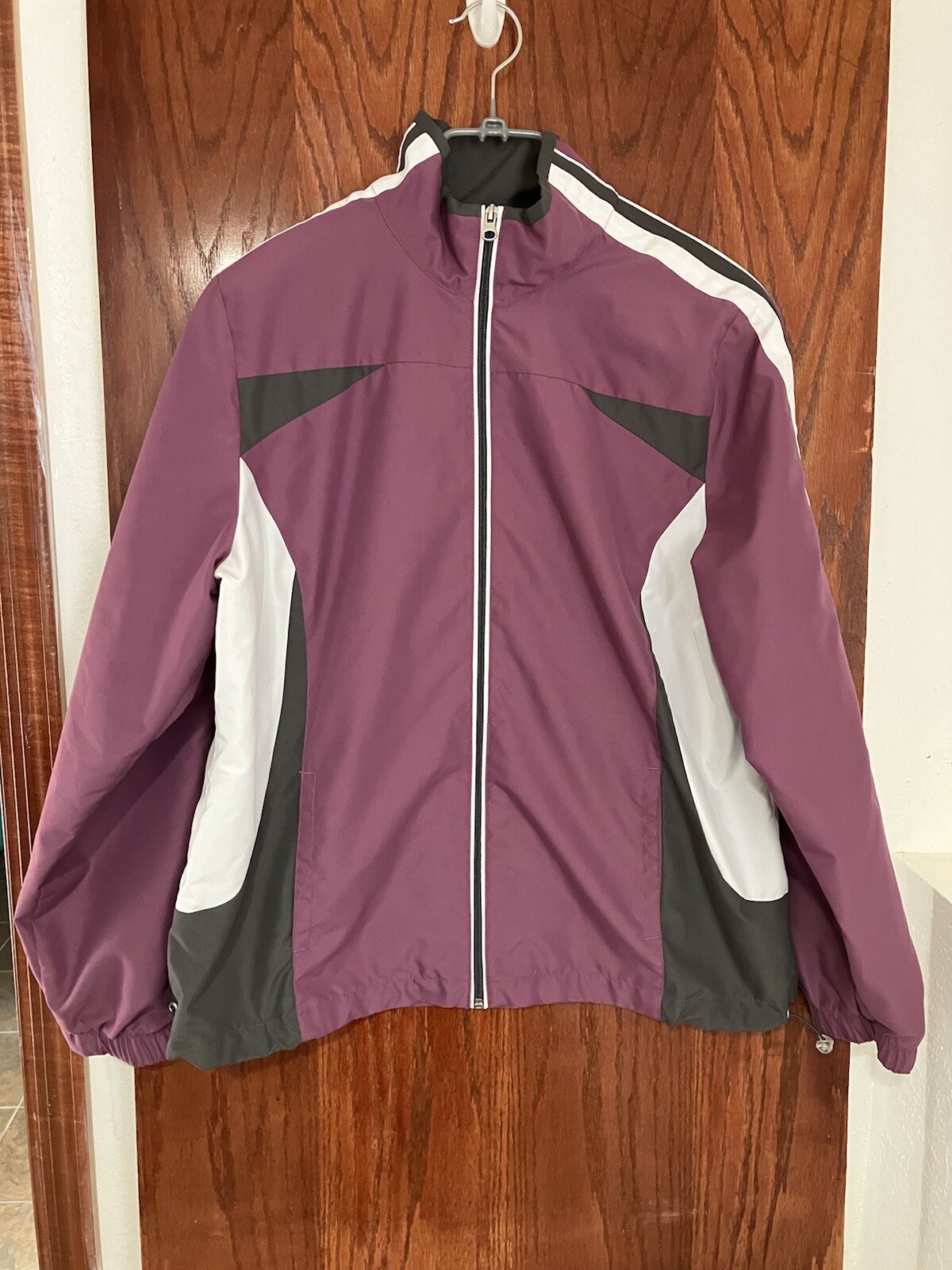SJB Active Womens Light Jacket St. Johns Bay Pink/purple Size Mesh