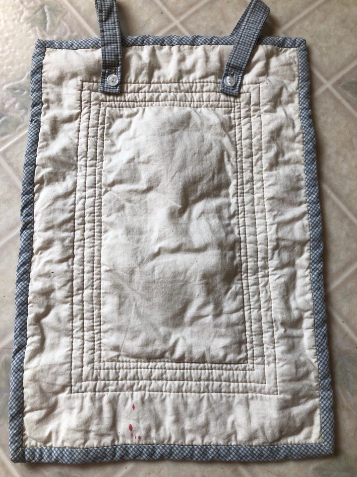 Cross Stitch on Linen Patriotic Primitive Finished Quilt Wall Hanging Oh Say! - Image 3 of 3