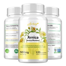 120pcs Arnica - Anti-Inflammatory, Natural Pain, Bruising and Swelling Relief