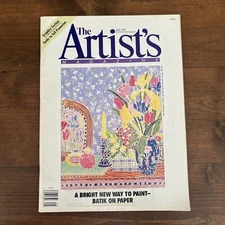 The Artists Magazine May 1990 Batik AI Art Hand Color Images Selling