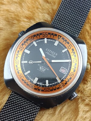 Vintage Citizen Alarm Date Custom V2 1970s | eBay