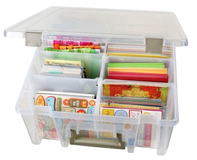 ArtBin 6990AB Super Satchel Double Deep, Portable Art & Craft Organizer with ...