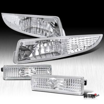Fit 1993-2002 Chevy Camaro Front & Rear Side Marker Bumper Signal Parking Lights