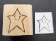 Small Smiling Star Teachers Rubber Stamp