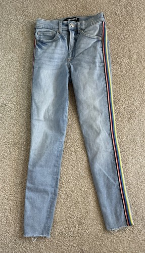 Ankle Leggings Jeans Stretch High Rise 