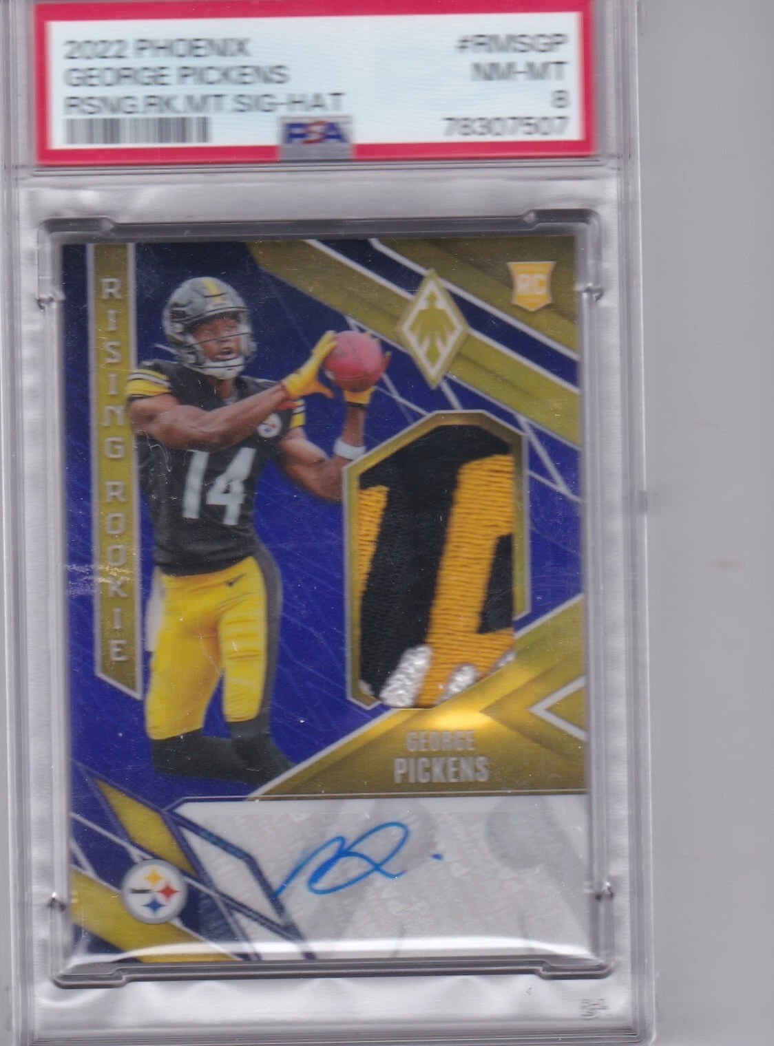 George Pickens Panini Phoenix Rising Rookie Material Signatures #RMSGP Hat