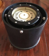Vintage Bergen Nautik Norway Compass BN25A NSK 71 Gimbal Nautical #86404