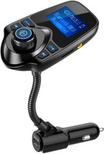 Nulaxy KM18 Wireless In-Car Bluetooth FM Transmitter - Black 20.99
