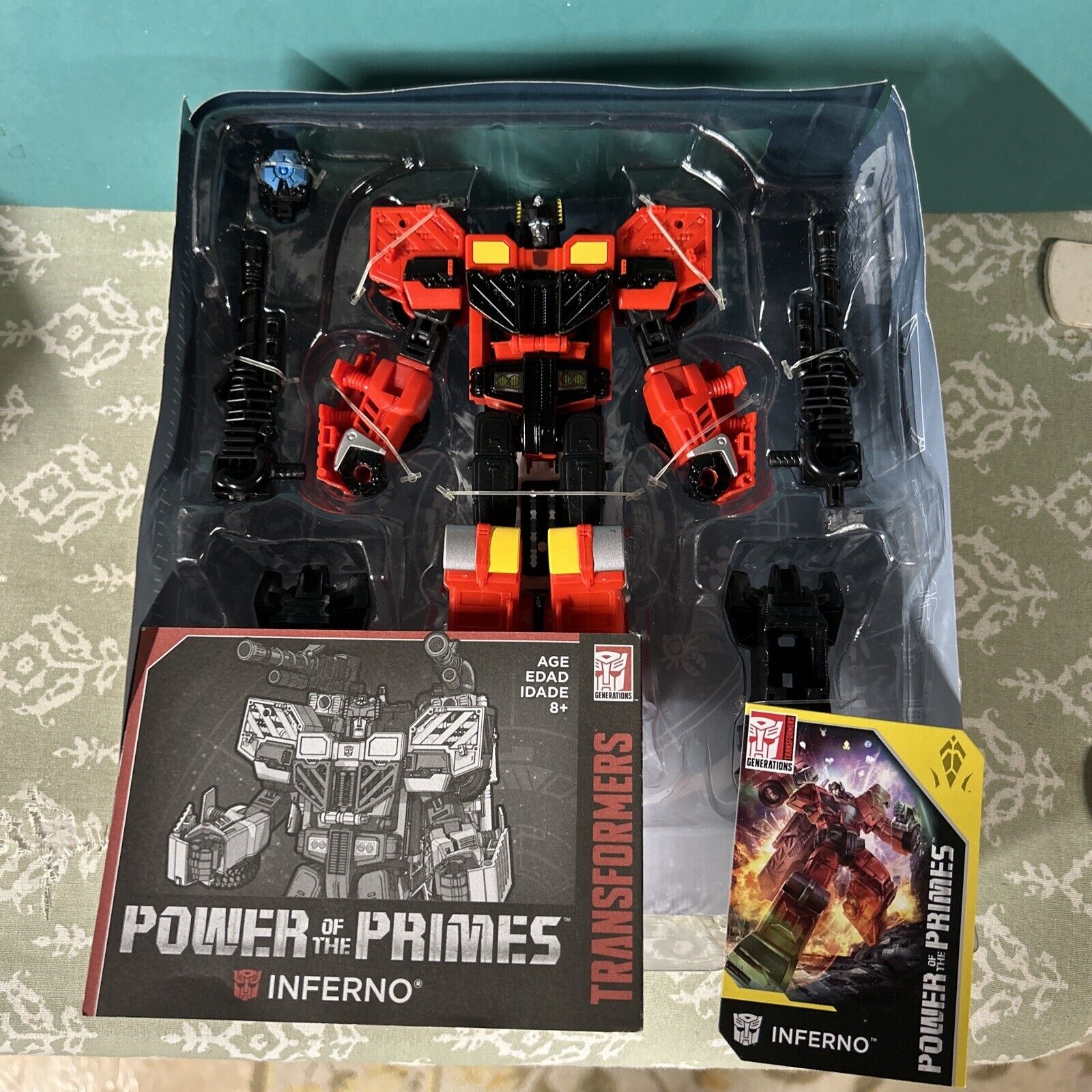 Transformers AUTOBOT INFERNO 2017 Power of the Primes Partial Box - Complete**!