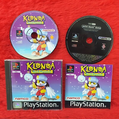 ps1 KLONOA Door to Phantomile OVP KOMPLETT inkl. DEMO PAL UK Version ps2 ps3