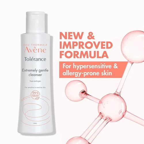 Avene Tolerance Extremely Gentle Cleanser 200ml Sensitive, Reactive, Intolerant - Picture 3 of 3