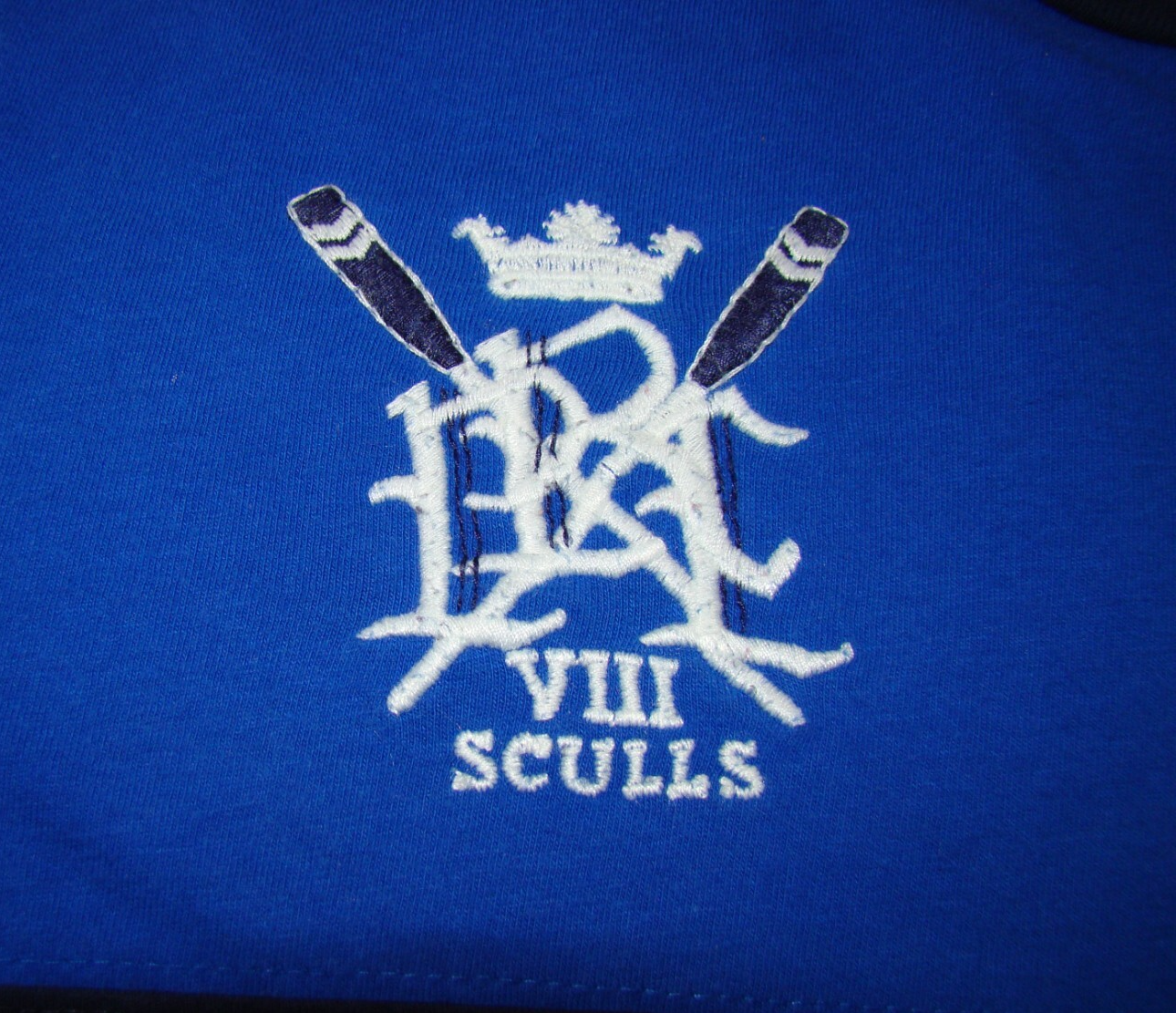 FILA Polo Ralph Lauren ragazzo M 10 12 canottaggio teschi VIII crest maglietta manica corta