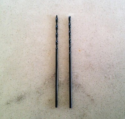 Westward #60 (.040'') Black Oxide HSS Jobber Drill Bits - 2-Pack - Part # 4UM31