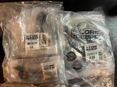 E-Core 1 Foot Black Molded Patch Cables 530-01 BK Cat5e 350mhz 24 AWG Lot Of 30