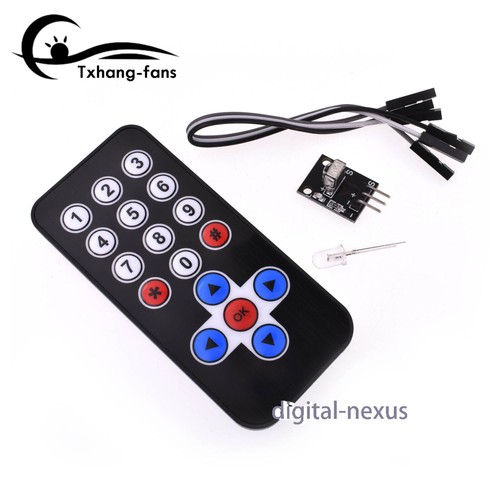 Infrared IR Wireless Remote Control Module Kit IFR RC Set for Arduino ...