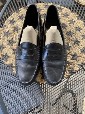 Cole Haan Men's Leather Penny Loafer 10 Wide Black Style C2795