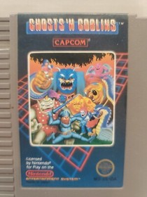 Ghosts 'n Goblins (Nintendo Entertainment System, 1986) NES - Authentic & Tested