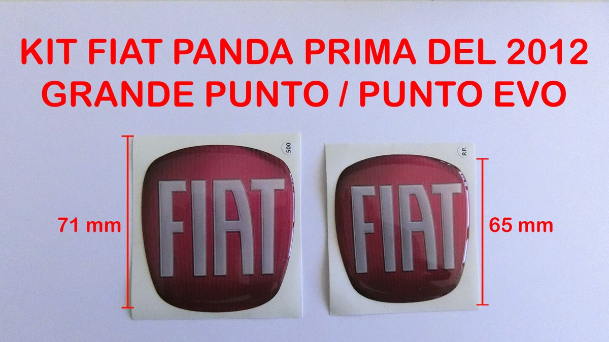 Stemma Logo Adesivo Cofano Anteriore FIAT ABARTH Grande Punto Evo Originale New - Foto 10