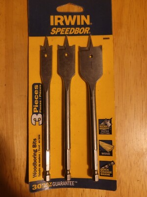 IRWIN SPEEDBOR 88889. 3 pieces New
