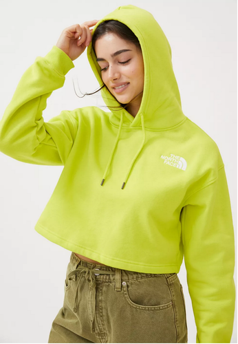 The North Face Logo Cropped Hoodie 