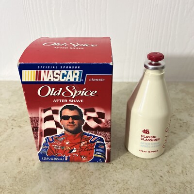 Old Spice Tony Stewart Limited Edition After Shave 4.25 oz Open Box