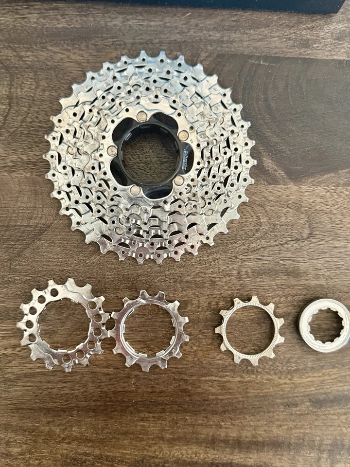 Cassette para bicicleta de montaña Shimano Deore XT CS-M750 velocidad 11-34T grava MTB XC como nuevo Foto 3 de 4