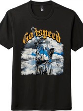 Godspeed Statue Of Liberty Graphic T-shirt Streetwear Urban Tee Godspeed Statue Of Liberty Graphic T-shirt Streetwear Urban Tee