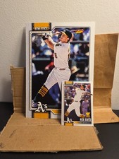 2026 Topps Series 1 - Nick Kurtz Jumbo Oversized Card + Base. Oakland Athletics