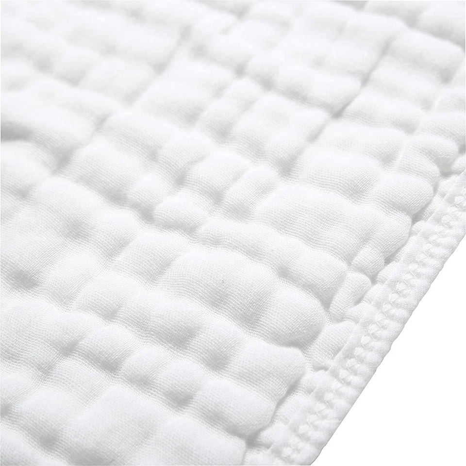 Paños de muselina para eructo para bebé 100 % algodón grandes 20""X10"" 6 capas gruesas Super S Foto 3 de 4