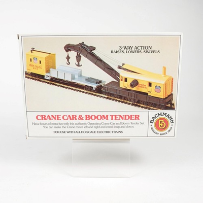 #ad Bachmann HO Union Pacific MoW Maintenance of Way Crane Car amp; Boom Tender 46111 $39.99