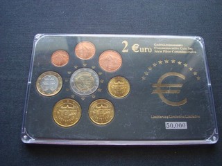 TOP Slowenien Euro Kursmünzensatz im Plastikfolder 2 € Gedenkmünze! OVP! KMS!