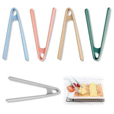 Silicone Mini Tongs Set 5 PCS 5.5 Inch Small Kitchen Multipurpose Heat Safe