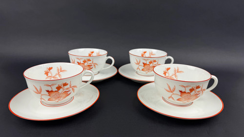Série de 6 tasses à thé Haviland Sou Tchéou - Foto 9 di 10