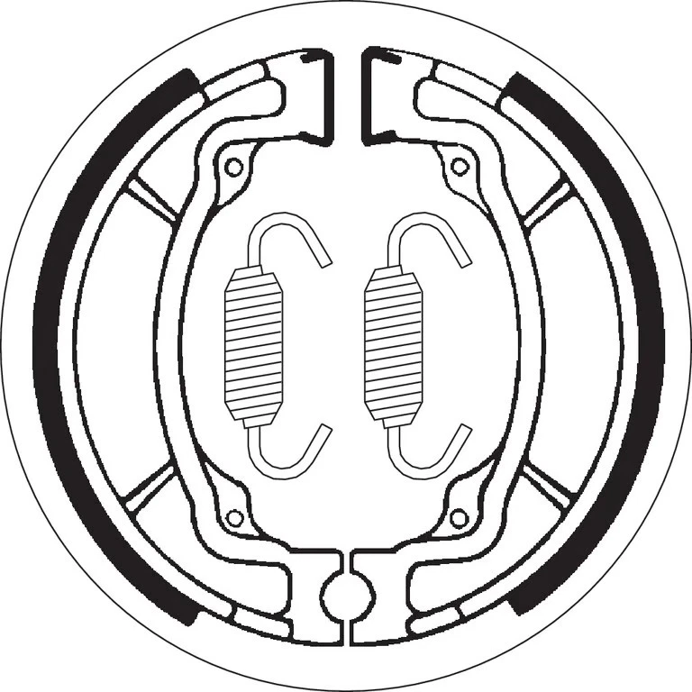 Zapatas de freno delanteras/traseras SBS para Kawasaki KLF110 Mojave 1987-1988 2015 1723-0431 Foto 2 de 4