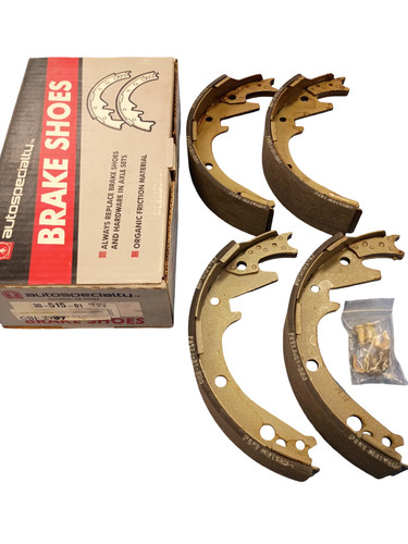Rear Brake Shoe Set Reman for Mighty Max Arrow Pickup D50 Ram 50 & Power Ram 50