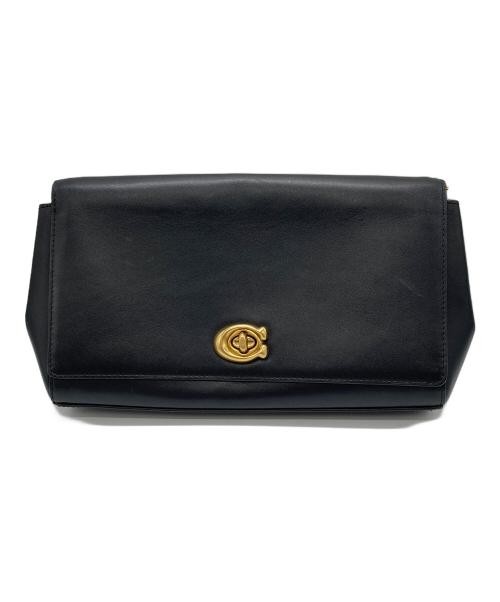 COACH Alexa Turnlock Clutch in Black 38965