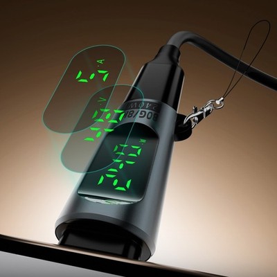 USB C Adapter Kit 240W mit Smart LED Display für Quick For Power Management