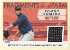 2019 Topps Pro Debut Fragments of the Farm Relics #FOFBGR Tommy Romero - BB
