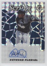 2021 Panini Mosaic Scripts Estevan Florial #SCR-EF Auto 06vg