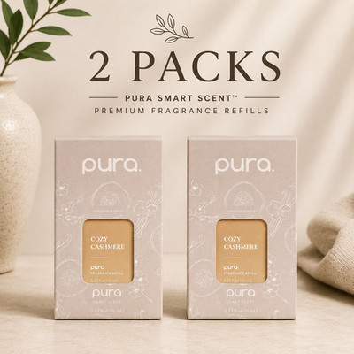 Pura Cozy Cashmere Smart Home Fragrance Refill 2-Pack 0.34 fl oz Each