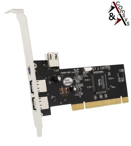 PCI-E Firewire Karte 3+1 (4-Port) PCI Express X16 Controller Fire Wire 1394a