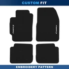 For Toyota Camry 1996-2001 Quality Black Velour Carpet Car Floor Mats Liners