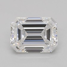 1.35ct Emerald Lab Grown Loose Diamond GIA Cert D/VVS2 + Free Ring (1435608648) 1266.64 per carat