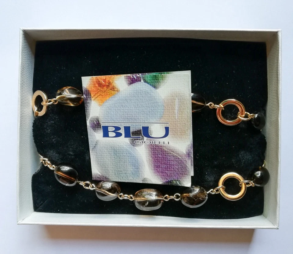 Collana argento 925 e quarzo fiume NUOVA - Immagine 3 di 3