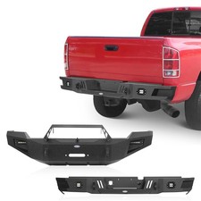 Front Rear Bumper Wwinch Plate Lights For 2003 2004 2005 Dodge Ram 2500 3500