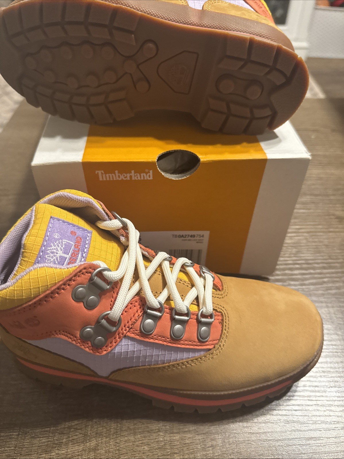 Timberland Euro Hiker Lace Up Boots for Youth Size 2.5 TB0A274954